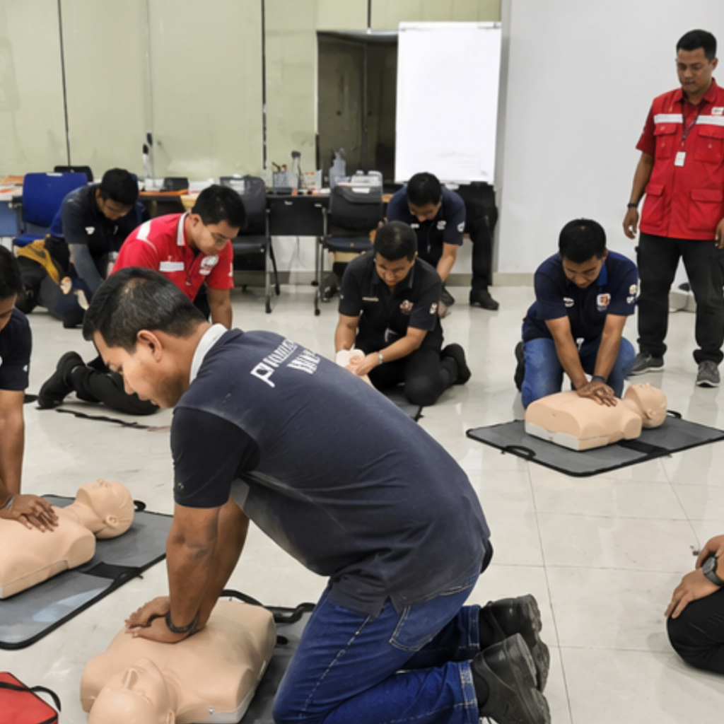 Pelatihan Petugas P3K & Resmi Kota Metro