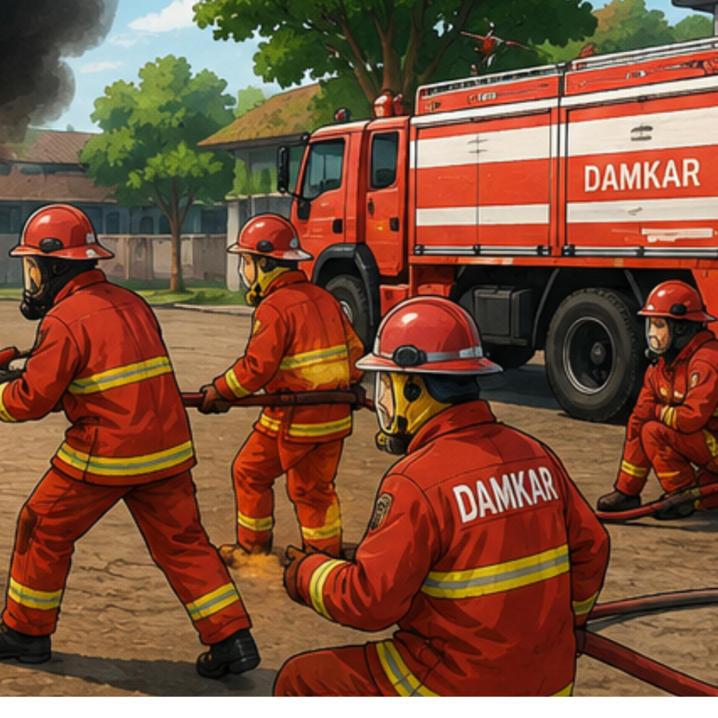 Training DAMKAR Pemadam Kebakaran DCB & A Kota Kolaka