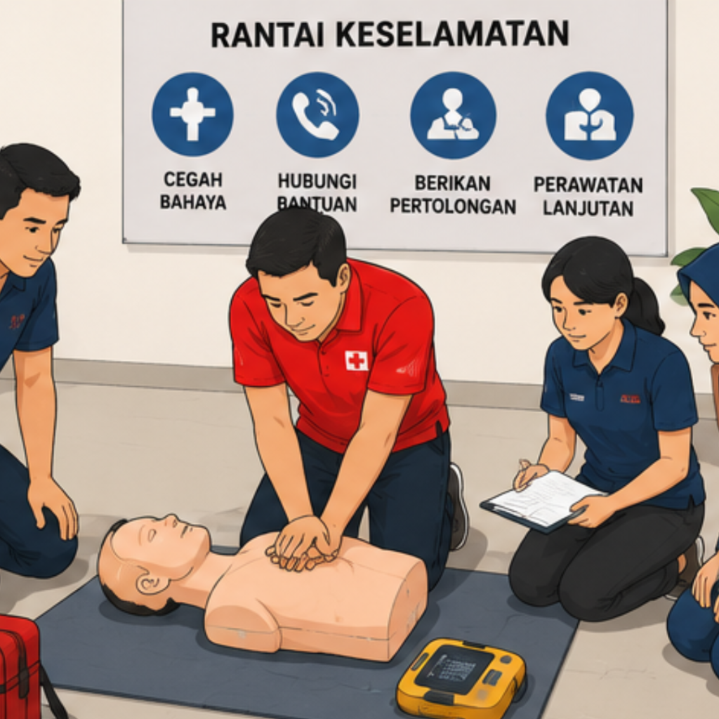 Pelatihan Petugas P3K & Resmi Tanjung Pinang