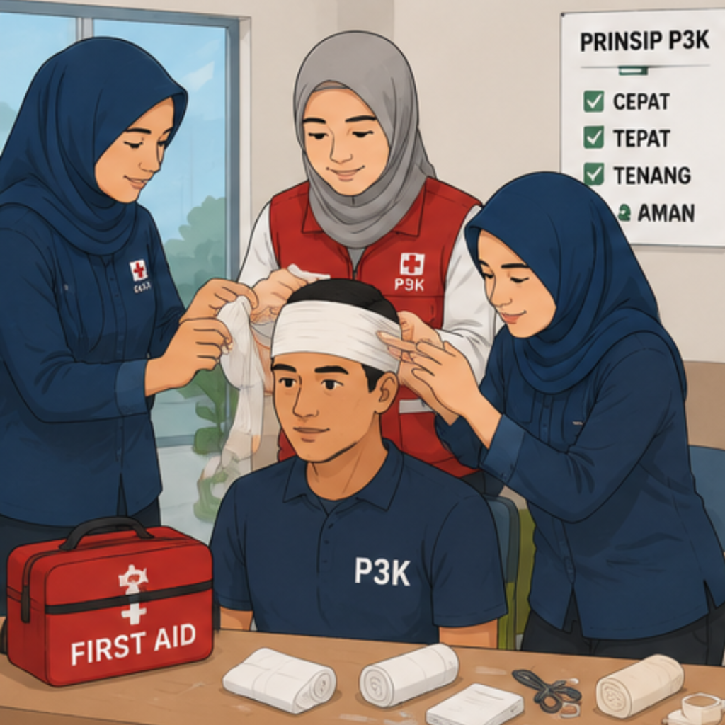 Pelatihan Petugas P3K & Resmi Kabupaten Bangka Selatan