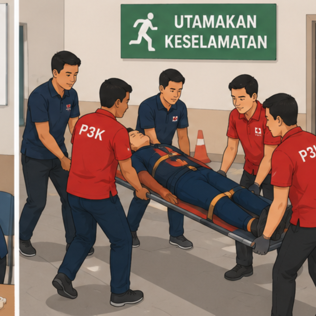 Pelatihan Petugas P3K & Resmi Sungailiat