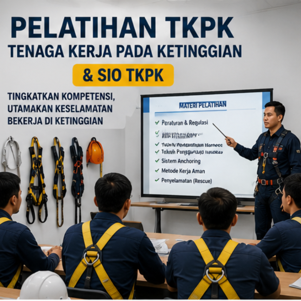 Pelatihan TKPK Tenaga Kerja Pada Ketinggian & SIO TKPK Provinsi Sumatera Utara