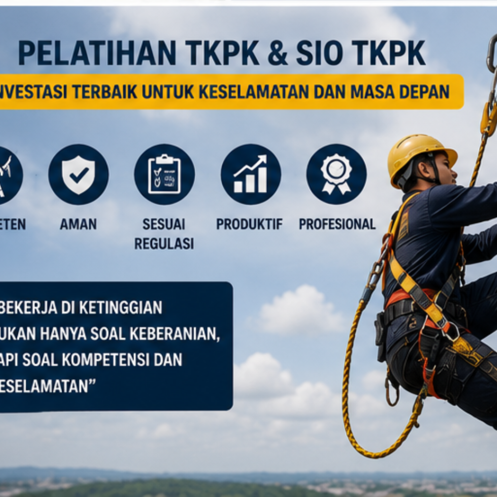 Pelatihan TKPK Tenaga Kerja Pada Ketinggian & SIO TKPK Provinsi Aceh