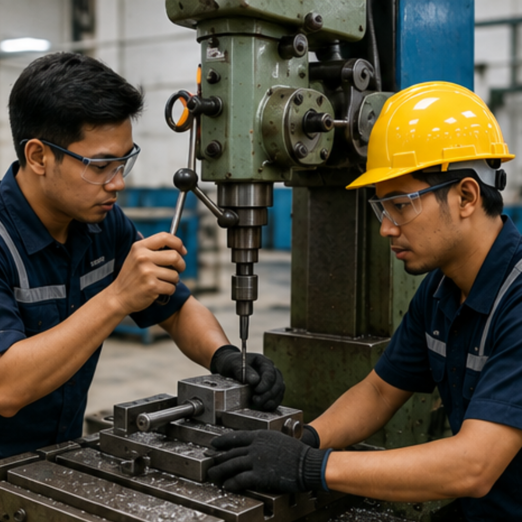Training Operator Mesin Produksi & Perkakas Meulaboh