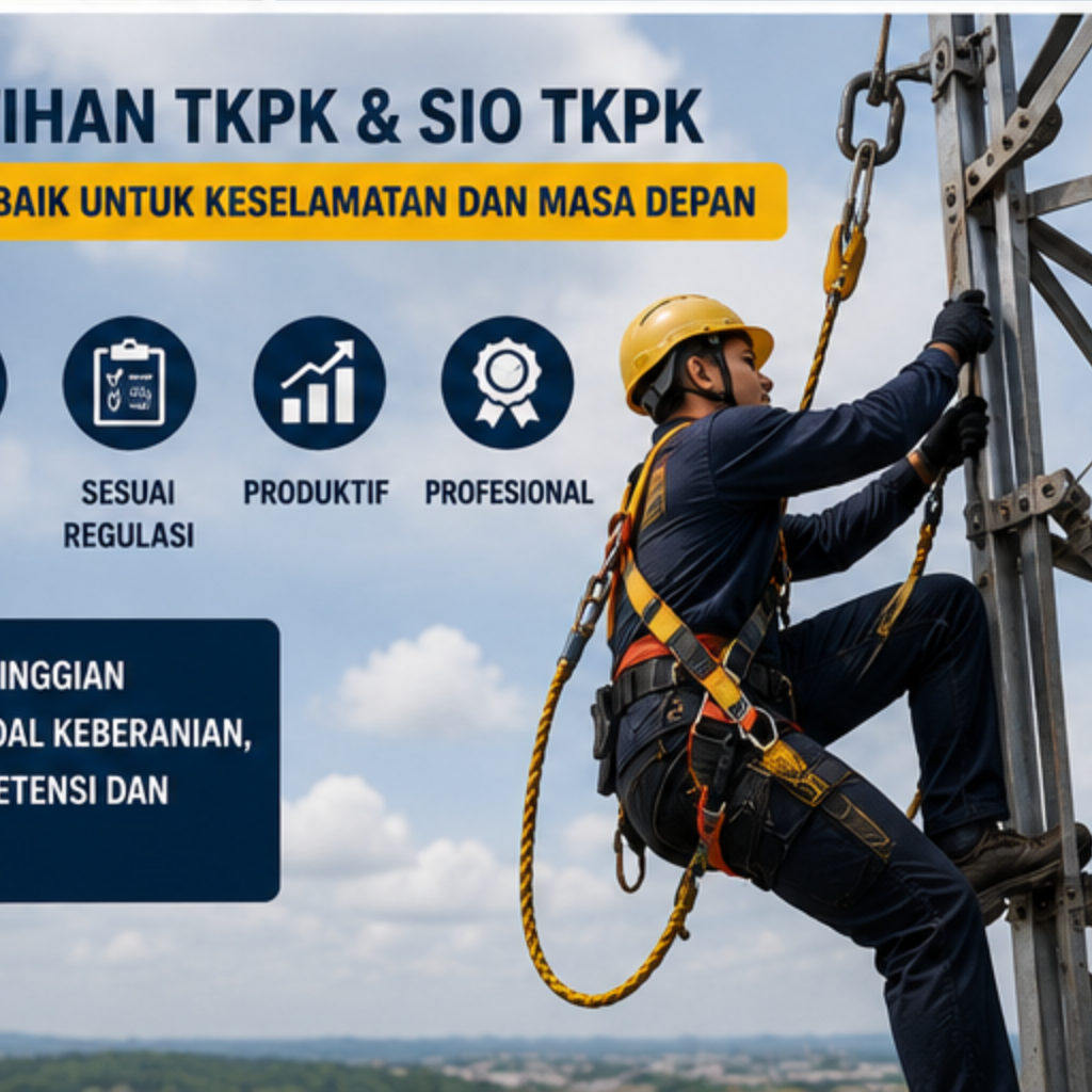 Pelatihan TKPK Tenaga Kerja Pada Ketinggian & SIO TKPK Blangpidie