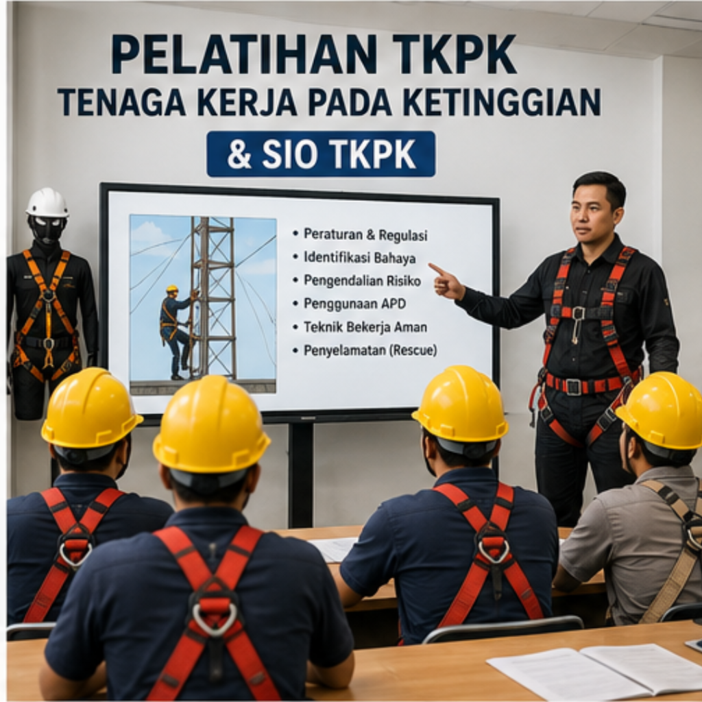 Pelatihan TKPK Tenaga Kerja Pada Ketinggian & SIO TKPK Kabupaten Aceh Besar
