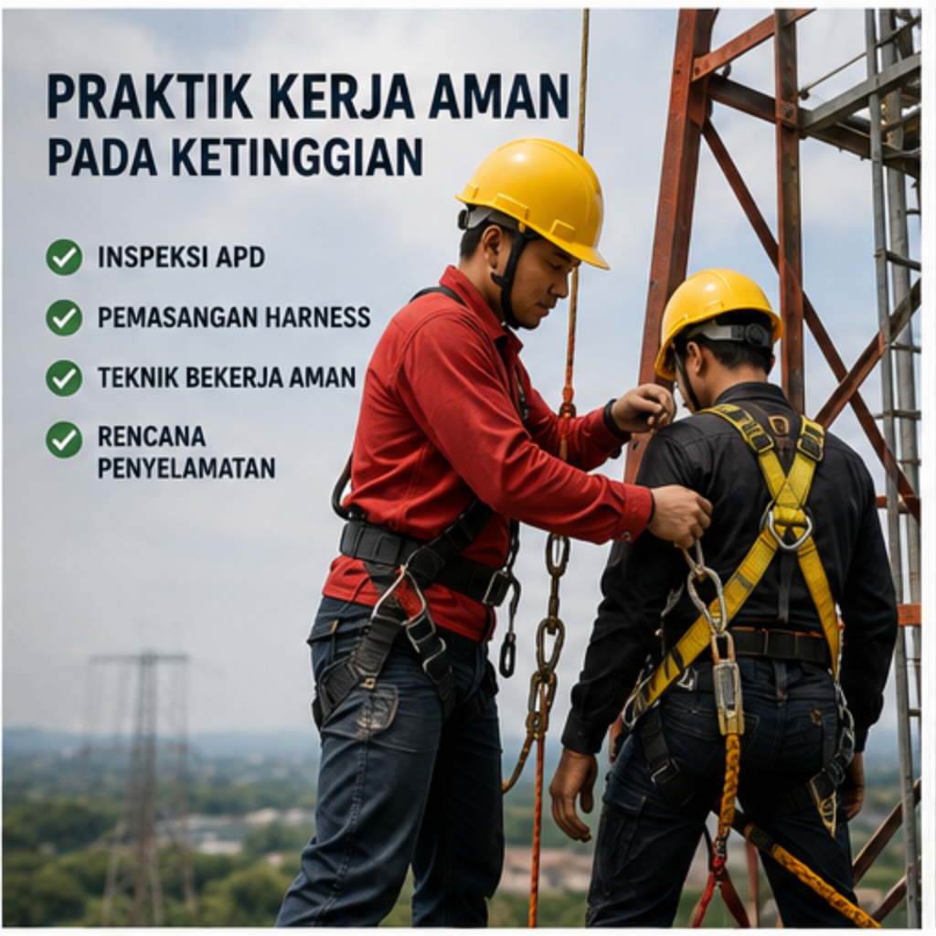 Pelatihan TKPK Tenaga Kerja Pada Ketinggian & SIO TKPK Sidikalang